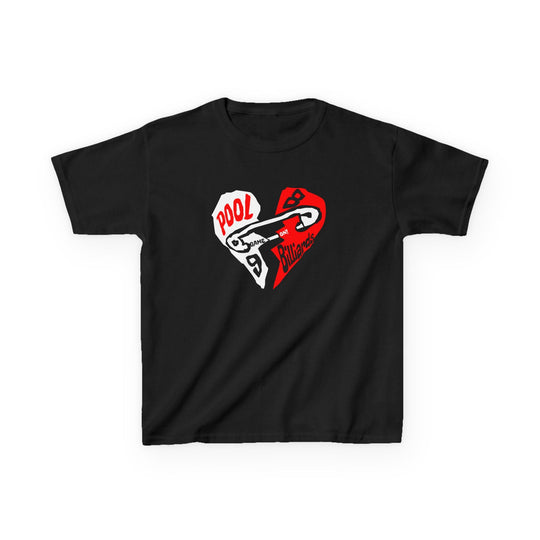 Pool - Billiards - Mended Heart - Youth Cotton Tee - BFLY BILLIARDS