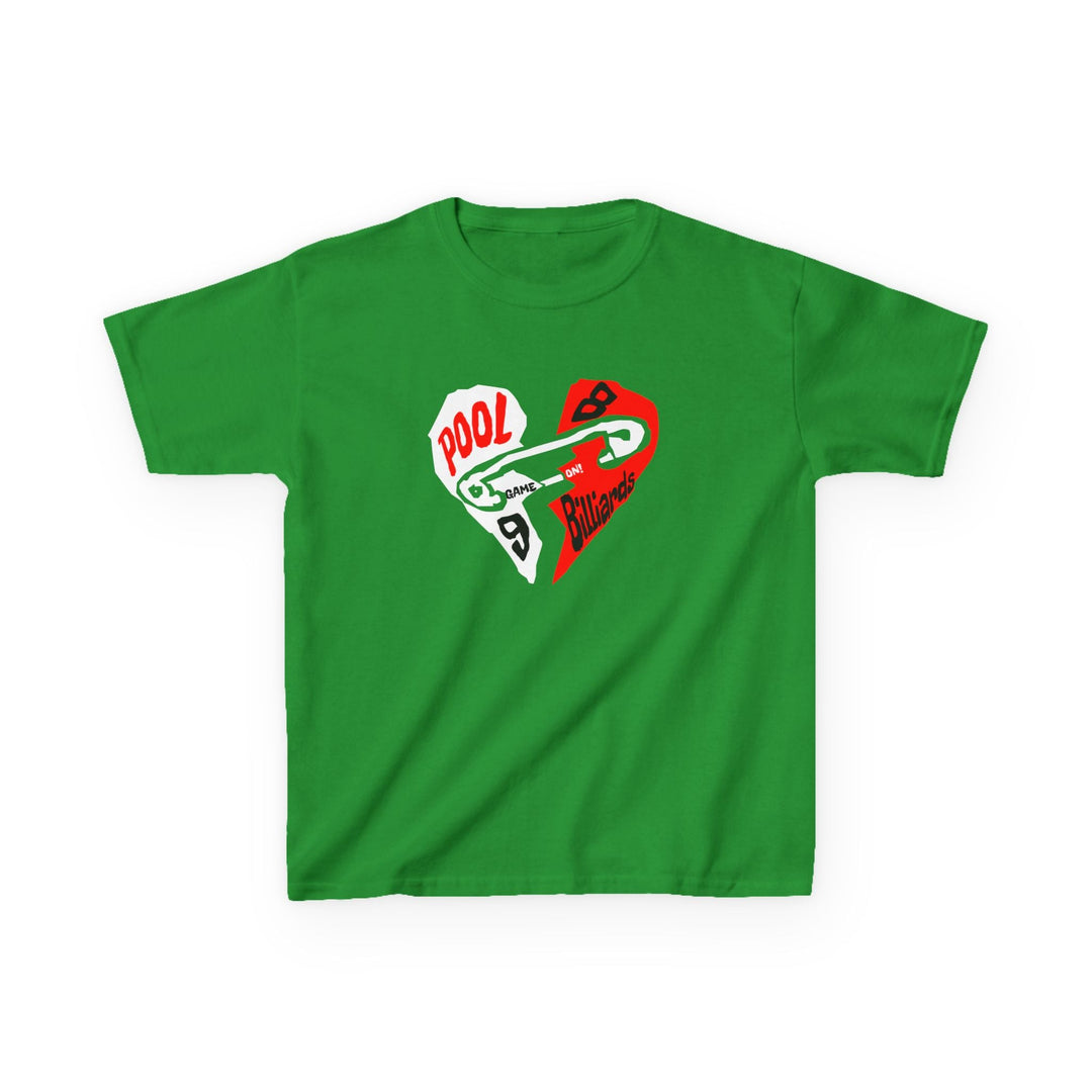 Pool - Billiards - Mended Heart - Youth Cotton Tee - BFLY BILLIARDS