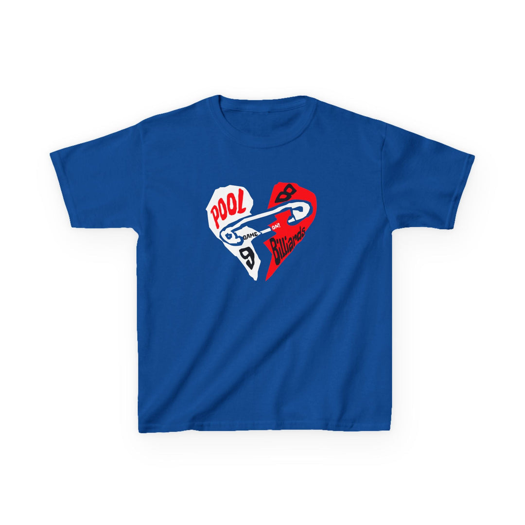 Pool - Billiards - Mended Heart - Youth Cotton Tee - BFLY BILLIARDS