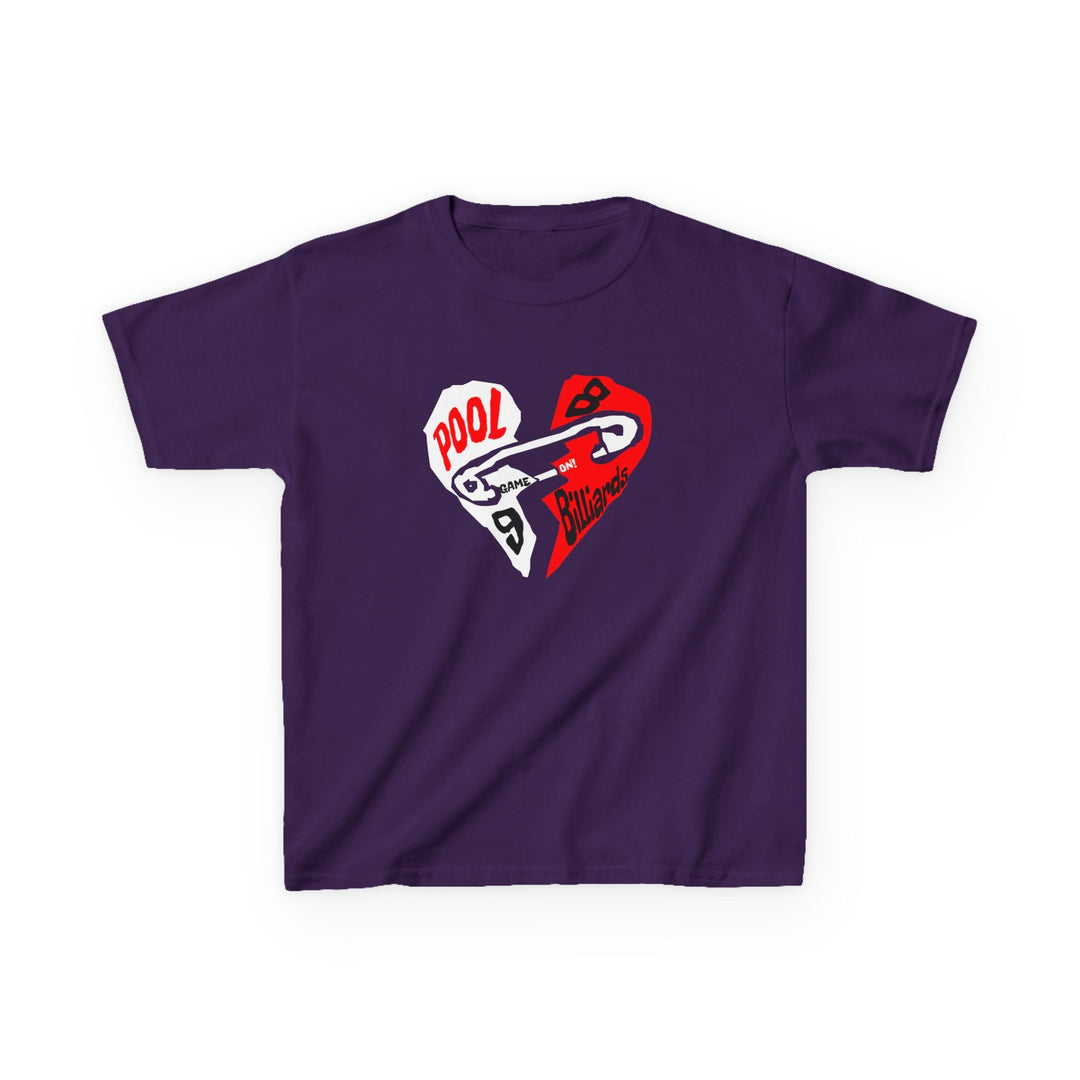 Pool - Billiards - Mended Heart - Youth Cotton Tee - BFLY BILLIARDS