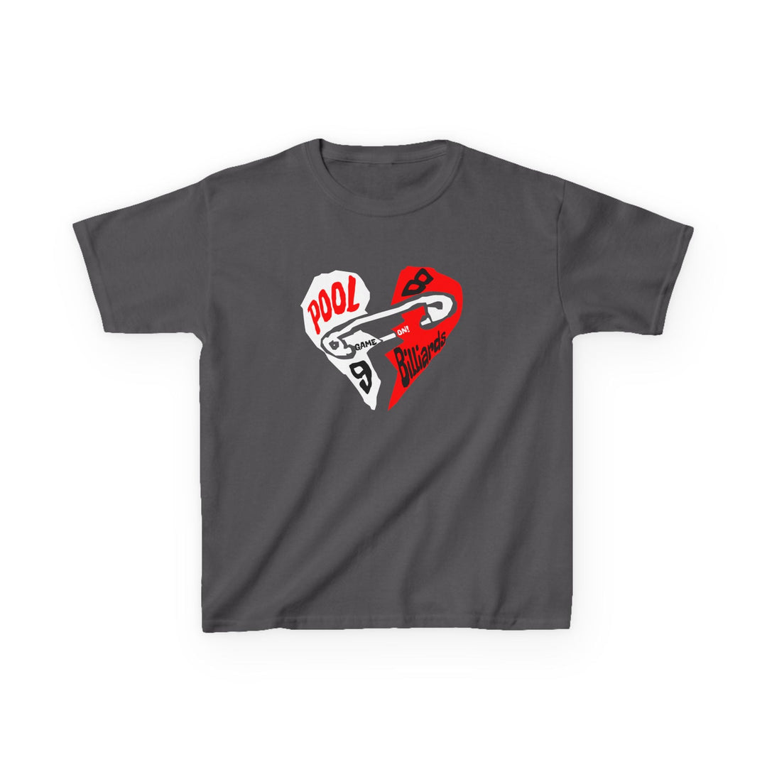 Pool - Billiards - Mended Heart - Youth Cotton Tee - BFLY BILLIARDS