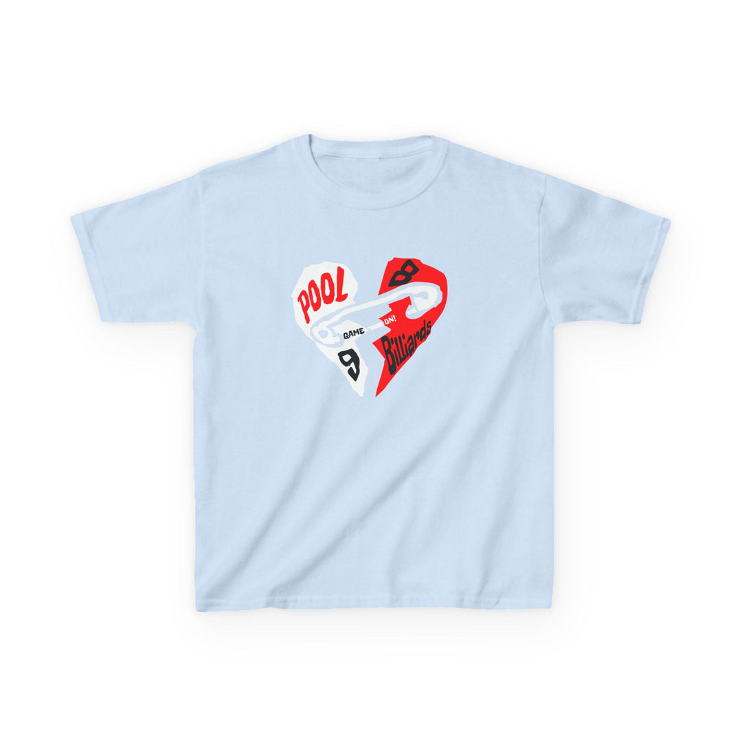 Pool - Billiards - Mended Heart - Youth Cotton Tee - BFLY BILLIARDS
