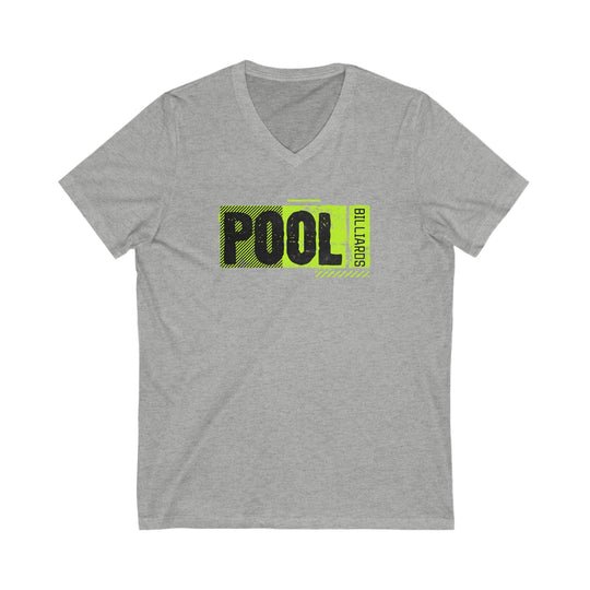 Pool - Billiards - Unisex V - Neck Tee - BFLY BILLIARDS