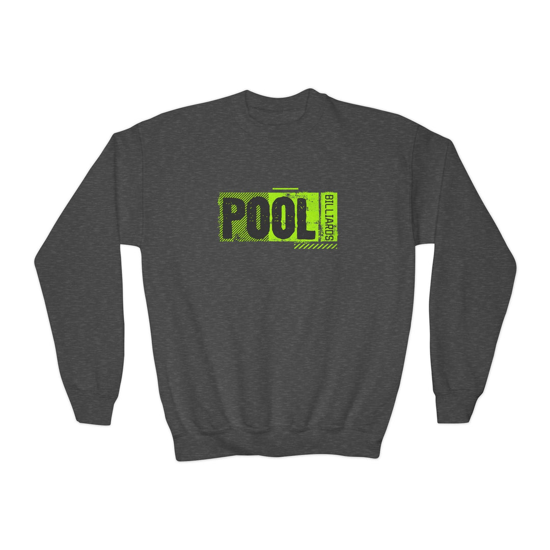 Pool - Billiards - Unisex Youth Crewneck Sweatshirt - BFLY BILLIARDS