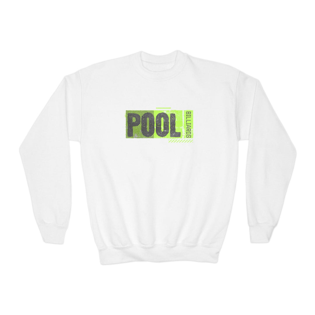 Pool - Billiards - Unisex Youth Crewneck Sweatshirt - BFLY BILLIARDS