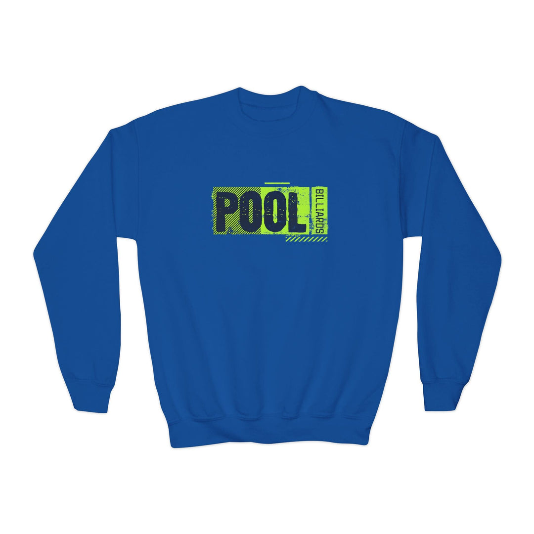 Pool - Billiards - Unisex Youth Crewneck Sweatshirt - BFLY BILLIARDS