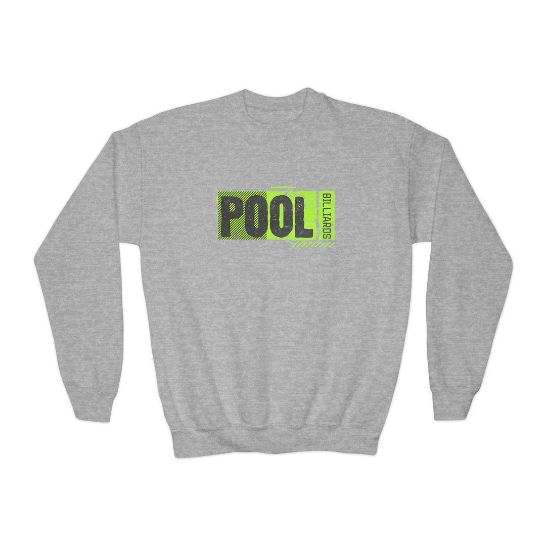 Pool - Billiards - Unisex Youth Crewneck Sweatshirt - BFLY BILLIARDS