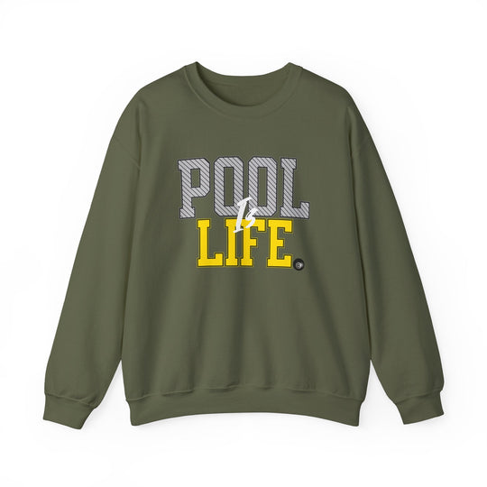 Pool is Life - 8 Ball - Unisex Crewneck Sweatshirt - BFLY BILLIARDS