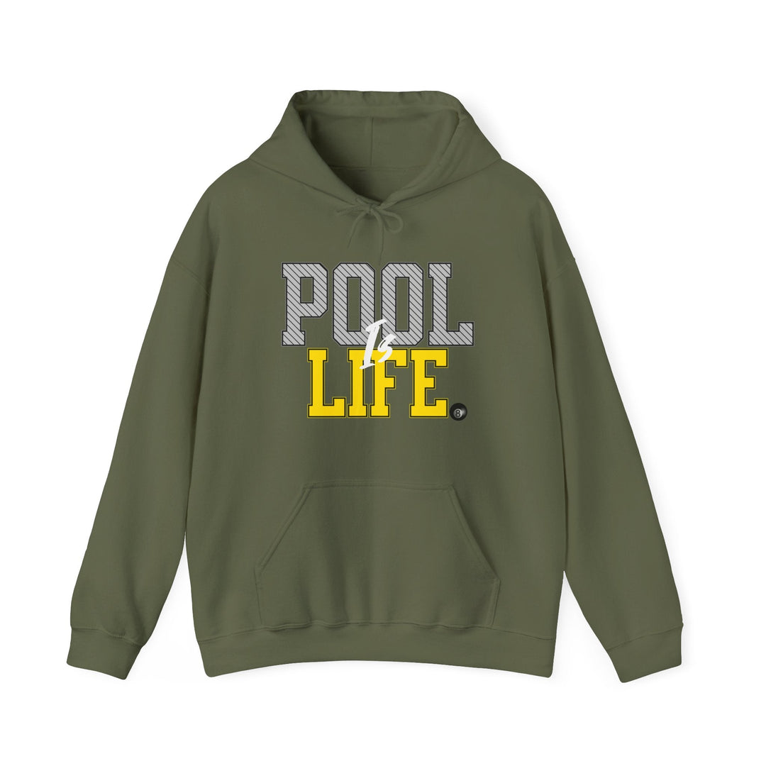 Pool is Life - 8 Ball - Unisex Pullover Hoodie - BFLY BILLIARDS