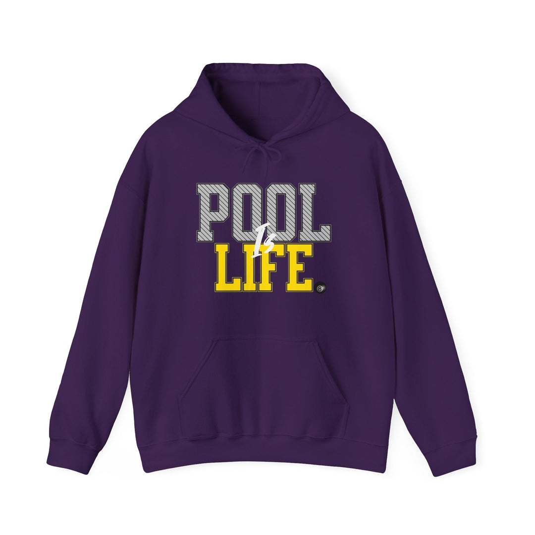 Pool is Life - 8 Ball - Unisex Pullover Hoodie - BFLY BILLIARDS