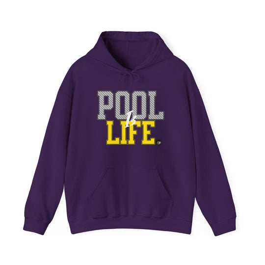 Pool is Life - 8 Ball - Unisex Pullover Hoodie - BFLY BILLIARDS