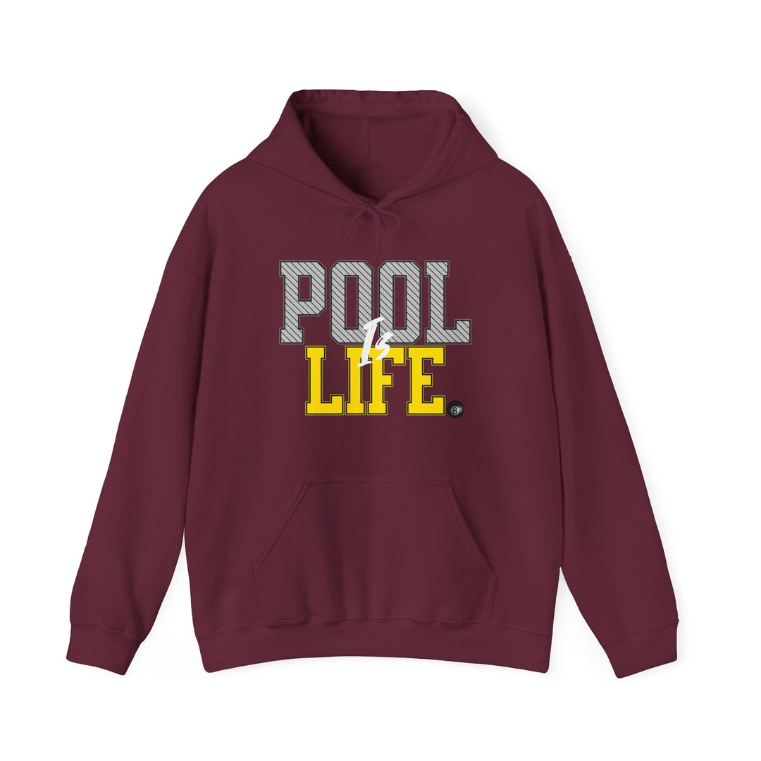 Pool is Life - 8 Ball - Unisex Pullover Hoodie - BFLY BILLIARDS