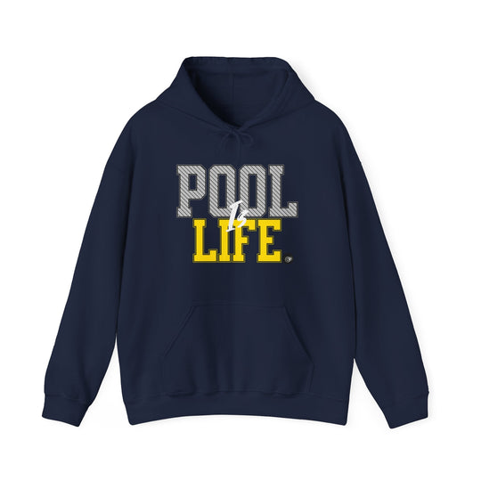 Pool is Life - 8 Ball - Unisex Pullover Hoodie - BFLY BILLIARDS