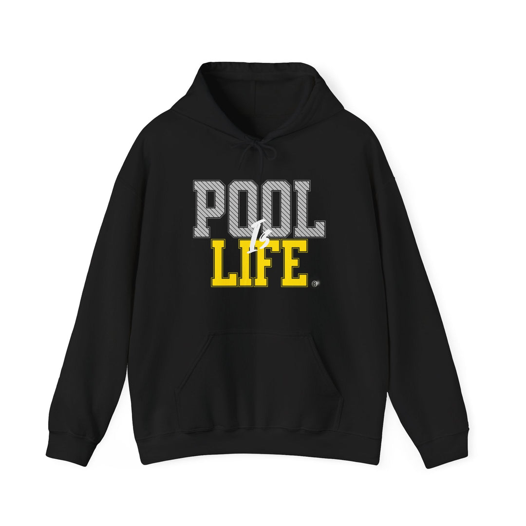 Pool is Life - 8 Ball - Unisex Pullover Hoodie - BFLY BILLIARDS