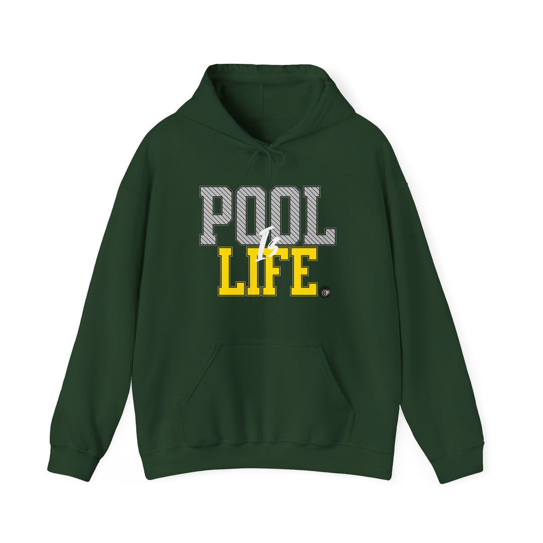 Pool is Life - 8 Ball - Unisex Pullover Hoodie - BFLY BILLIARDS