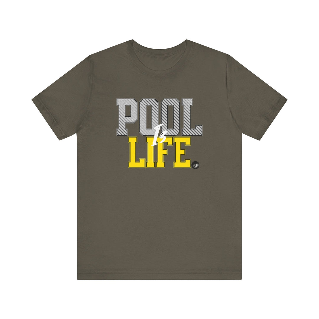 Pool is Life - 8 Ball - Unisex Softstyle Tee - BFLY BILLIARDS