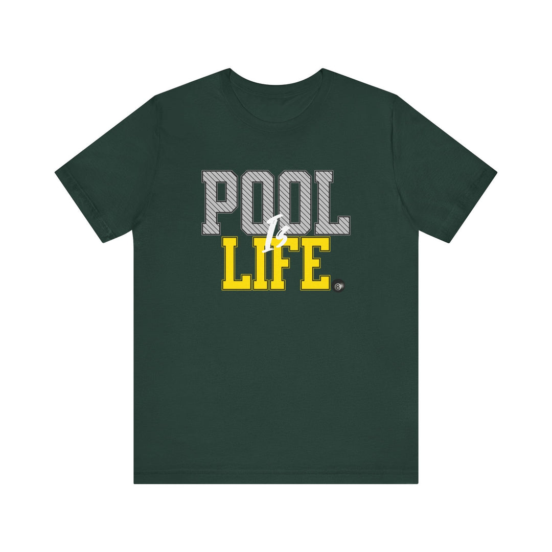 Pool is Life - 8 Ball - Unisex Softstyle Tee - BFLY BILLIARDS
