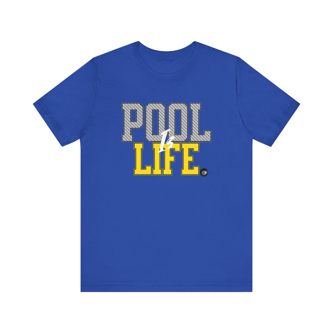 Pool is Life - 8 Ball - Unisex Softstyle Tee - BFLY BILLIARDS