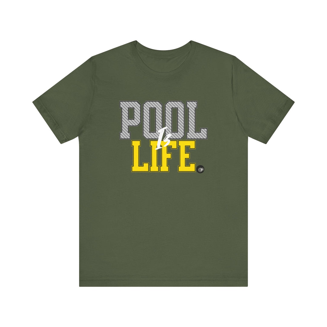 Pool is Life - 8 Ball - Unisex Softstyle Tee - BFLY BILLIARDS