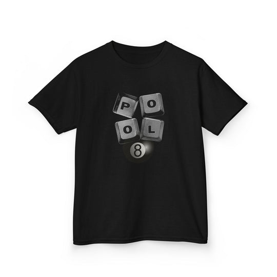 Pool Keys - 8 Ball - Youth Cotton Tee - BFLY BILLIARDS