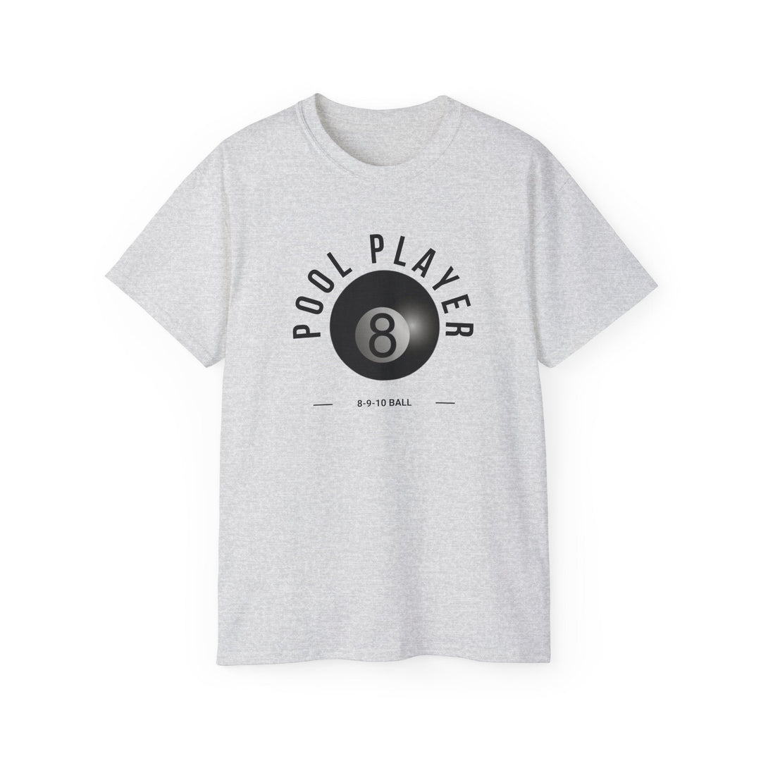 Pool Player - 8 - 9 - 10 Ball - Unisex Cotton T-Shirt - BFLY BILLIARDS
