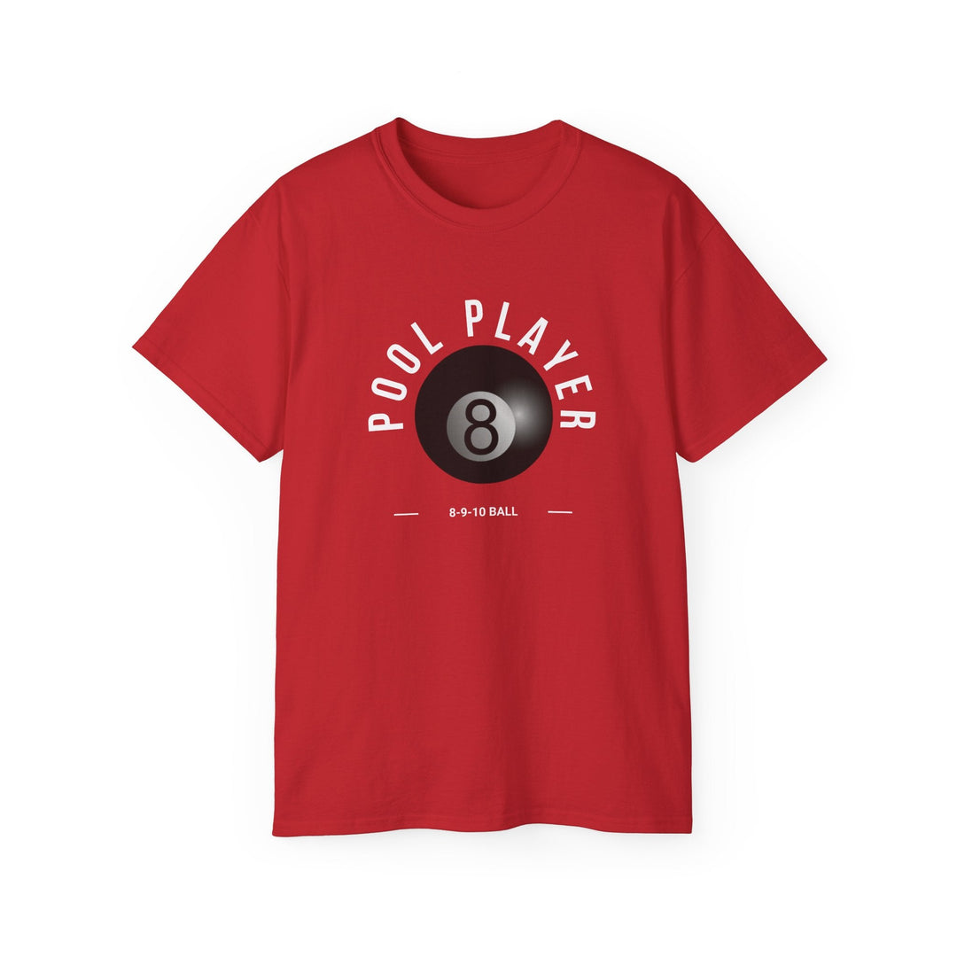 Pool Player - 8 - 9 - 10 Ball - Unisex Cotton T-Shirt - BFLY BILLIARDS