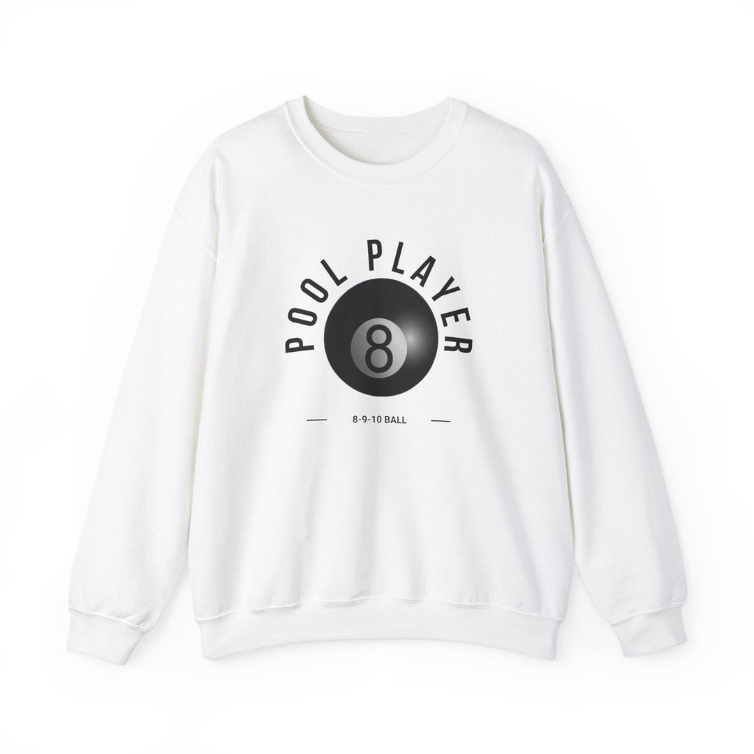 Pool Player - 8 - 9 - 10 Ball - Unisex Crewneck Sweatshirt - BFLY BILLIARDS