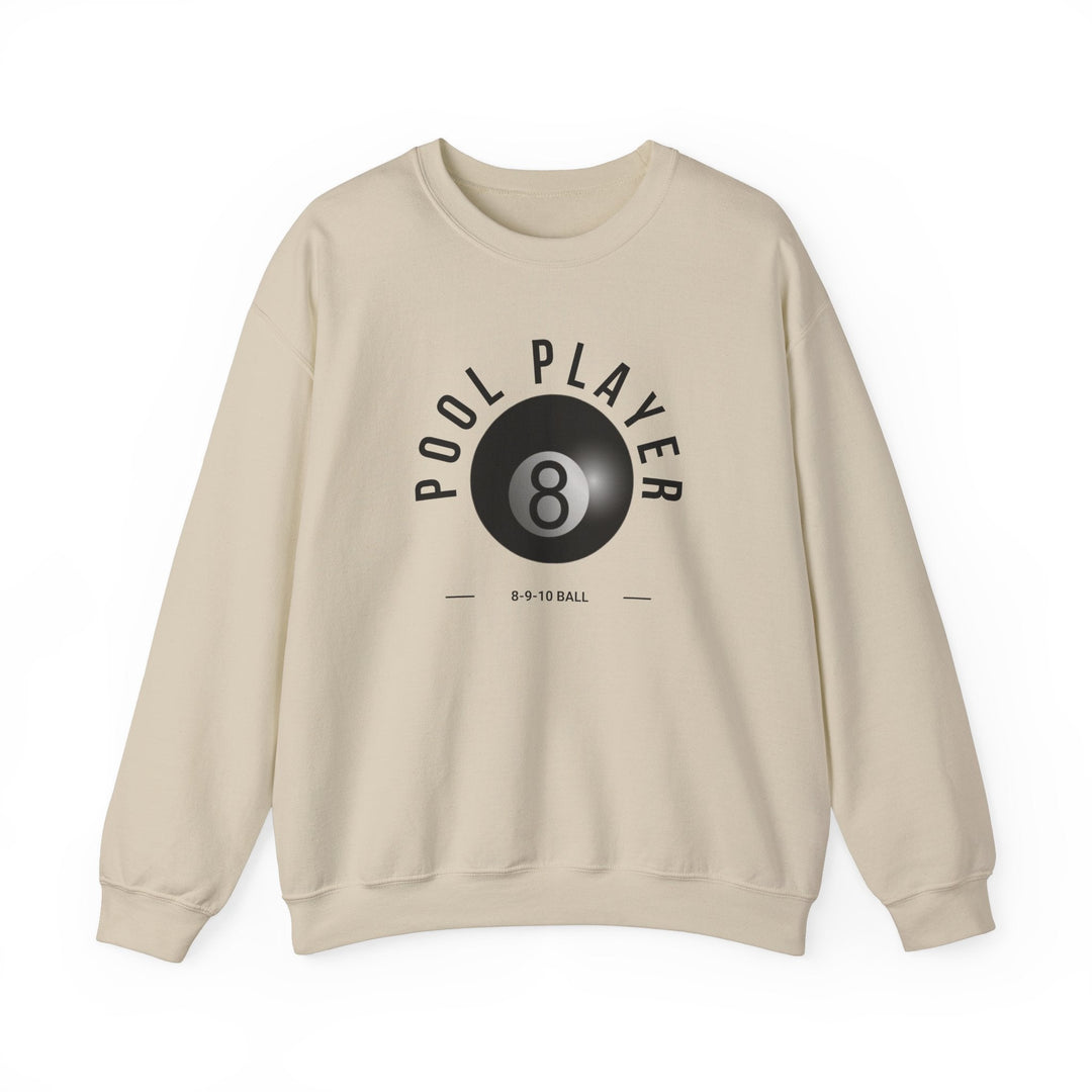 Pool Player - 8 - 9 - 10 Ball - Unisex Crewneck Sweatshirt - BFLY BILLIARDS