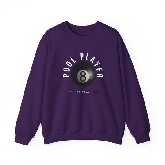 Pool Player - 8 - 9 - 10 Ball - Unisex Crewneck Sweatshirt - BFLY BILLIARDS