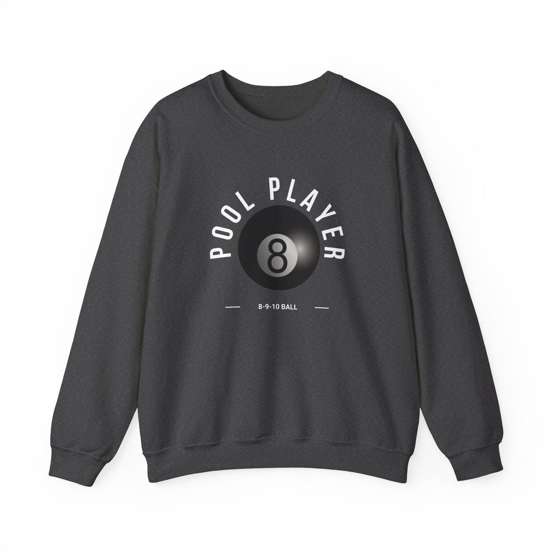 Pool Player - 8 - 9 - 10 Ball - Unisex Crewneck Sweatshirt - BFLY BILLIARDS