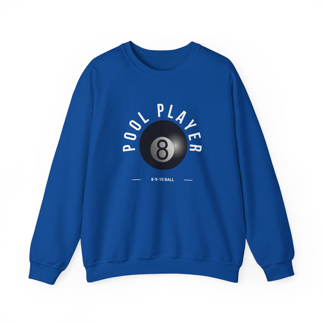 Pool Player - 8 - 9 - 10 Ball - Unisex Crewneck Sweatshirt - BFLY BILLIARDS