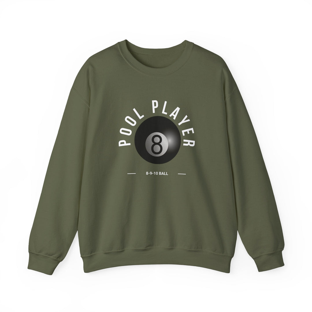 Pool Player - 8 - 9 - 10 Ball - Unisex Crewneck Sweatshirt - BFLY BILLIARDS
