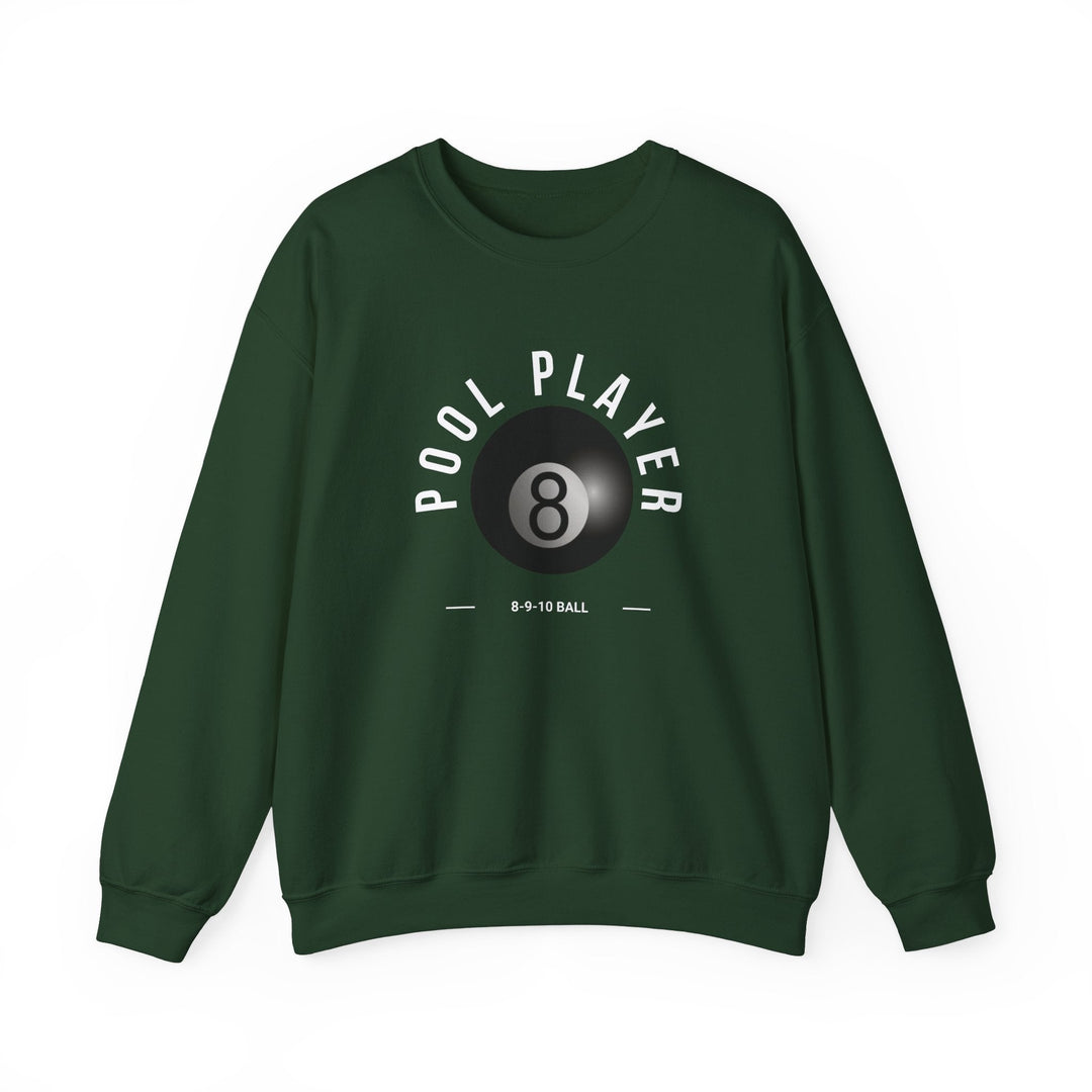 Pool Player - 8 - 9 - 10 Ball - Unisex Crewneck Sweatshirt - BFLY BILLIARDS