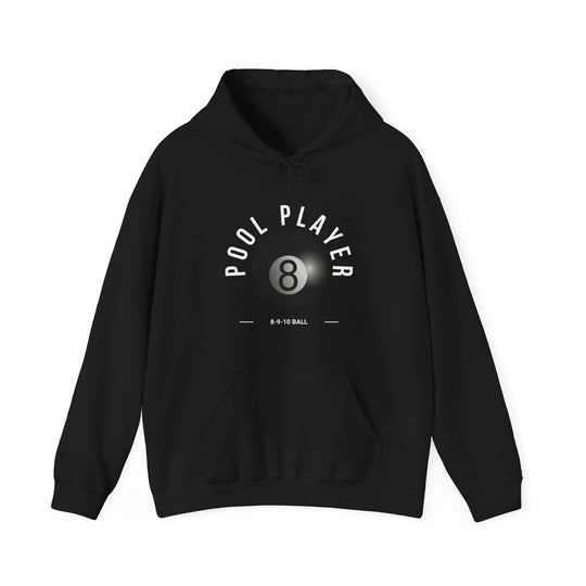 Pool Player - 8 - 9 - 10 Ball - Unisex Pullover Hoodie - BFLY BILLIARDS