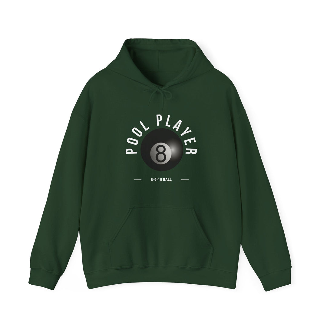Pool Player - 8 - 9 - 10 Ball - Unisex Pullover Hoodie - BFLY BILLIARDS