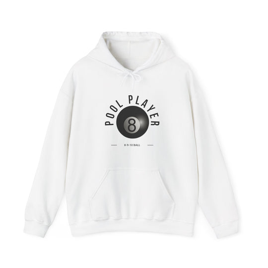 Pool Player - 8 - 9 - 10 Ball - Unisex Pullover Hoodie - BFLY BILLIARDS