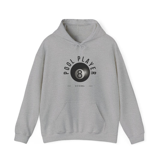 Pool Player - 8 - 9 - 10 Ball - Unisex Pullover Hoodie - BFLY BILLIARDS