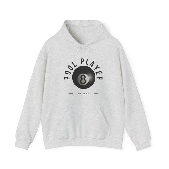 Pool Player - 8 - 9 - 10 Ball - Unisex Pullover Hoodie - BFLY BILLIARDS