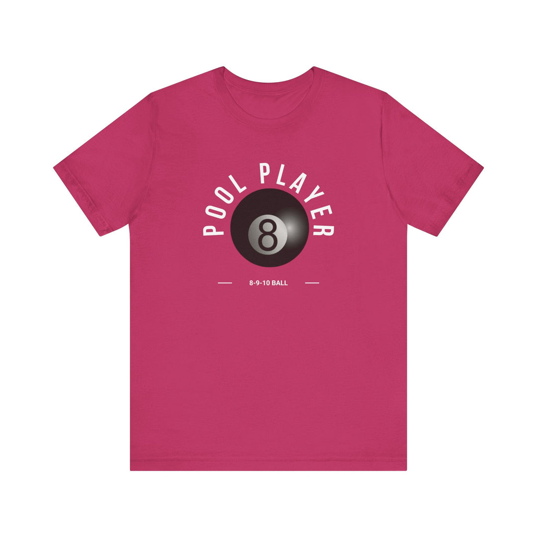 Pool Player - 8 - 9 - 10 Ball - Unisex Softstyle Tee - BFLY BILLIARDS