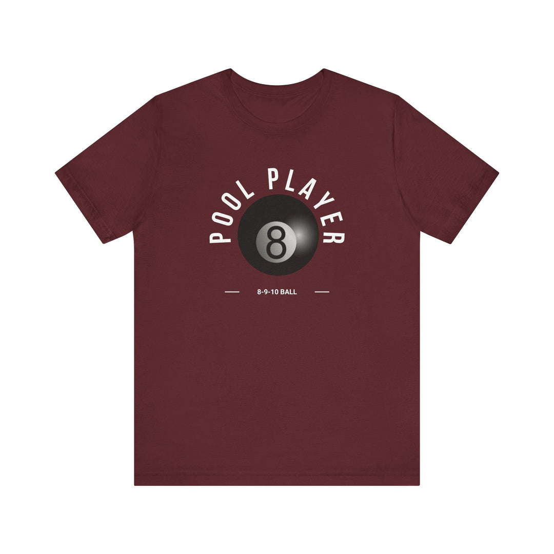 Pool Player - 8 - 9 - 10 Ball - Unisex Softstyle Tee - BFLY BILLIARDS