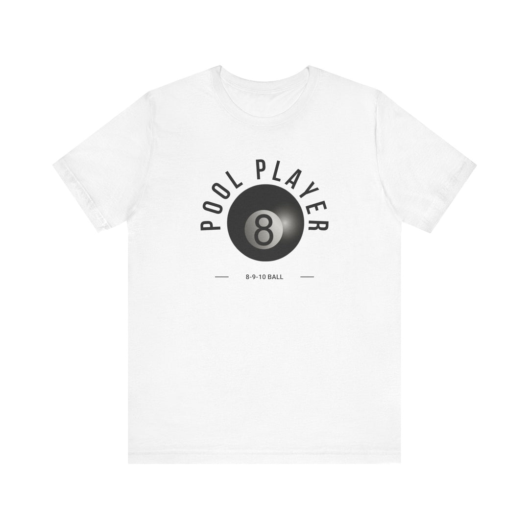 Pool Player - 8 - 9 - 10 Ball - Unisex Softstyle Tee - BFLY BILLIARDS