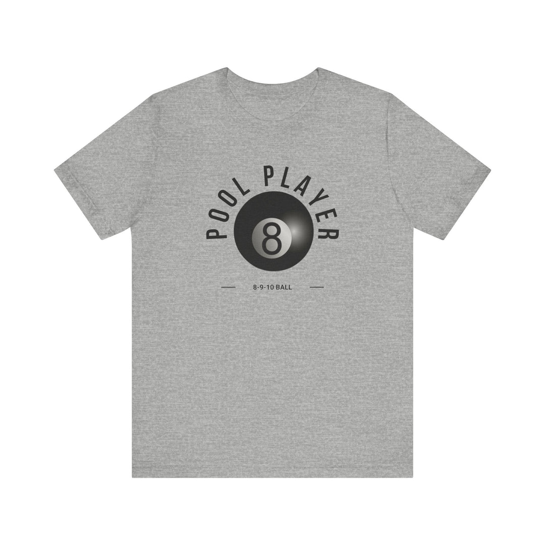 Pool Player - 8 - 9 - 10 Ball - Unisex Softstyle Tee - BFLY BILLIARDS