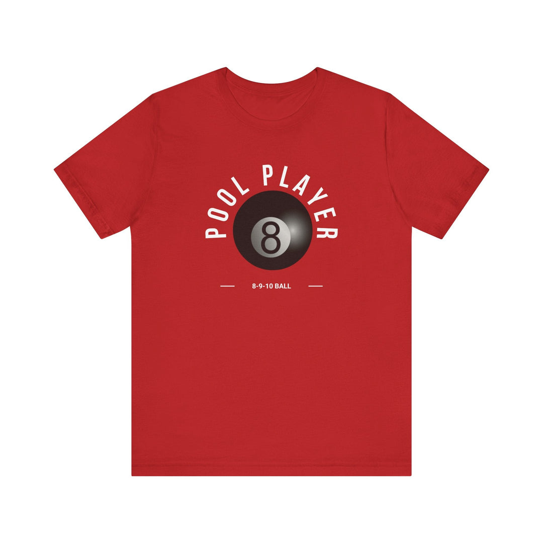 Pool Player - 8 - 9 - 10 Ball - Unisex Softstyle Tee - BFLY BILLIARDS