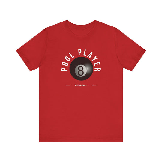 Pool Player - 8 - 9 - 10 Ball - Unisex Softstyle Tee - BFLY BILLIARDS