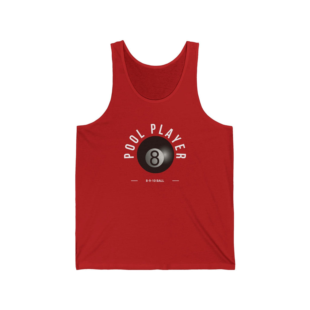 Pool Player - 8 - 9 - 10 Ball - Unisex Tank Top - BFLY BILLIARDS