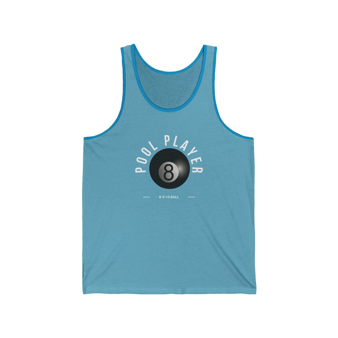 Pool Player - 8 - 9 - 10 Ball - Unisex Tank Top - BFLY BILLIARDS