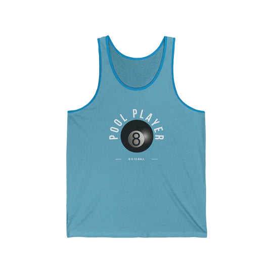 Pool Player - 8 - 9 - 10 Ball - Unisex Tank Top - BFLY BILLIARDS