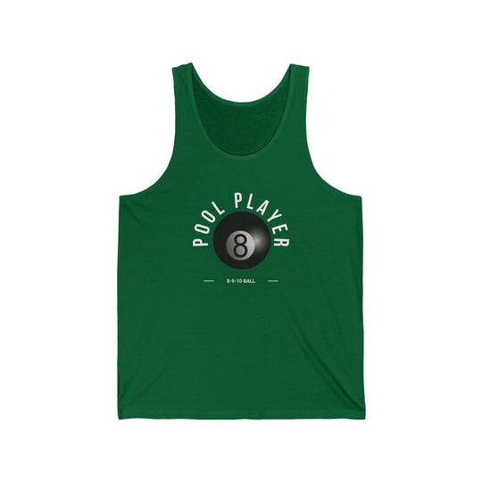 Pool Player - 8 - 9 - 10 Ball - Unisex Tank Top - BFLY BILLIARDS
