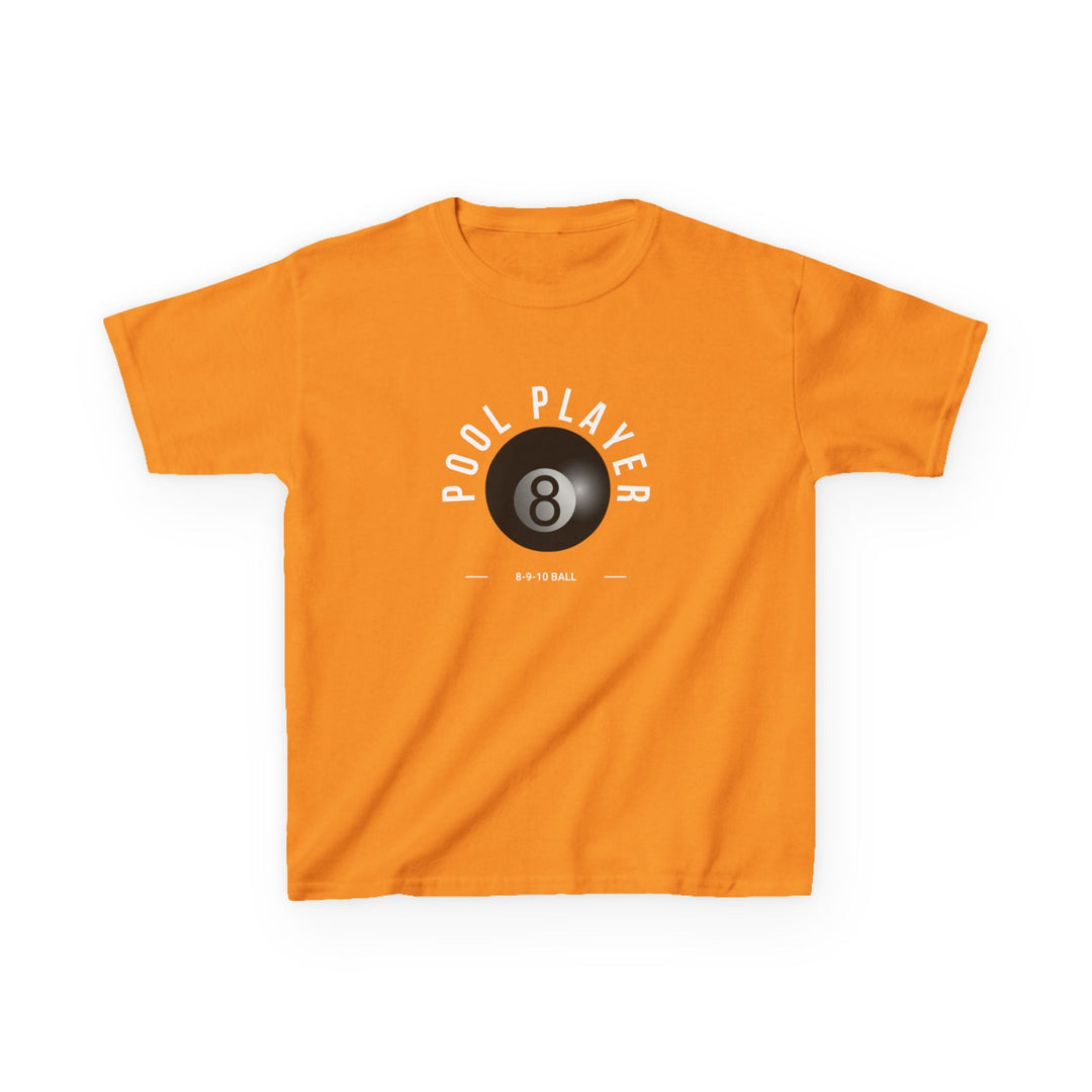 Pool Player - 8 - 9 - 10 Ball - Youth Cotton Tee - BFLY BILLIARDS