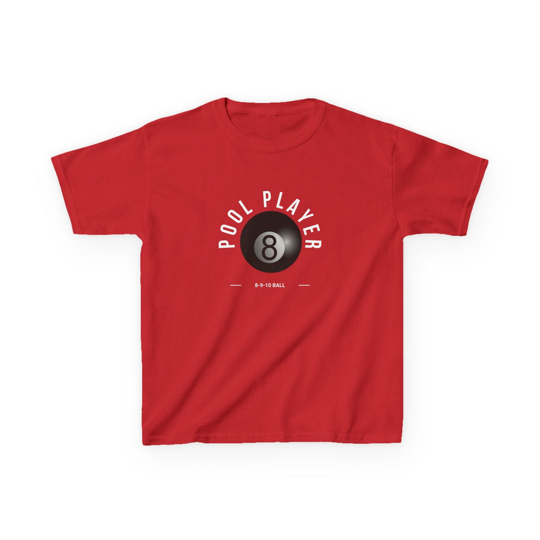 Pool Player - 8 - 9 - 10 Ball - Youth Cotton Tee - BFLY BILLIARDS